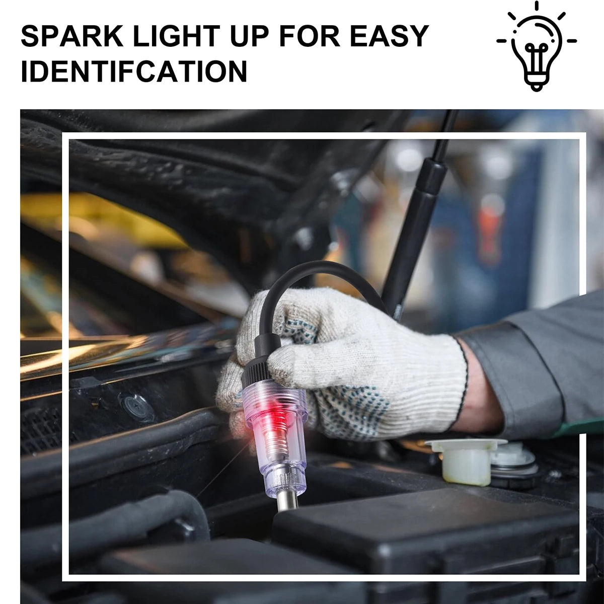 Car Spark Plug Tester Diagnostic Tools Accessories Verification Tool Automotive Diagnostics Repair Disassembly Scanner Diagnosis