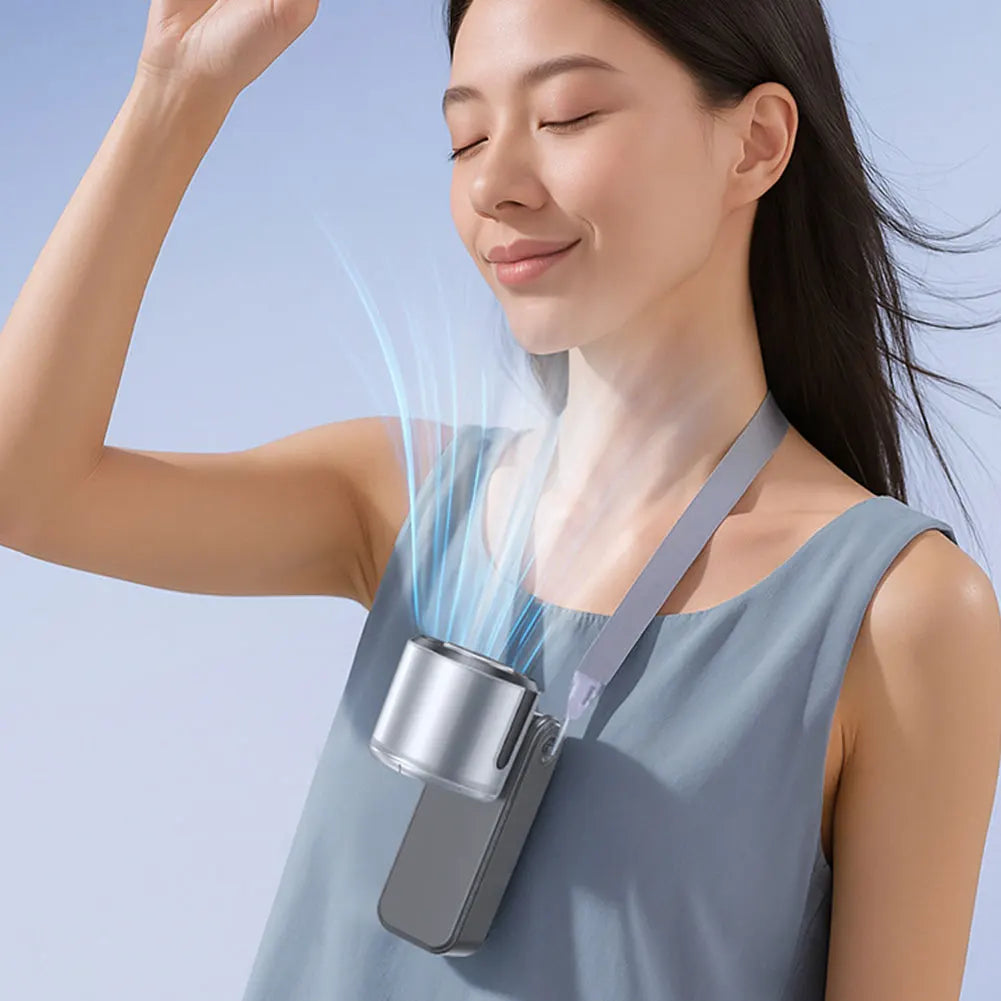 Ice Cooling Portable Mini Fan Turbos Handheld Foldable Mini Fan Speed 1-100 Turbos Chilled USB Fan For Indoor Outdoor