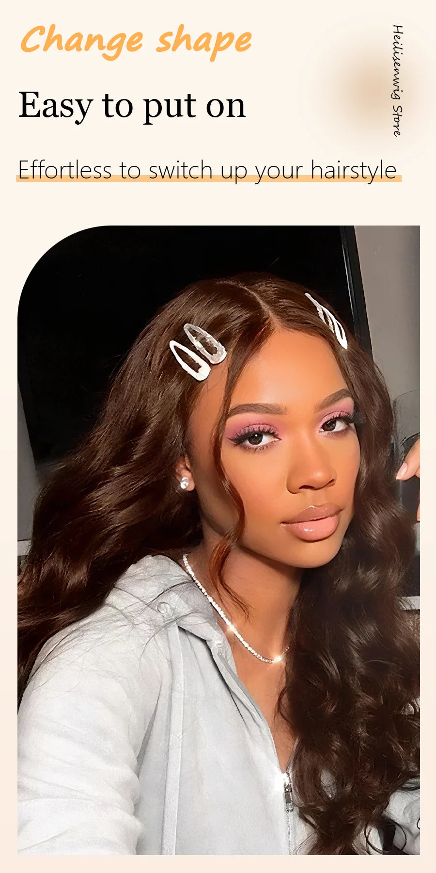 Body Wave 13x6 HD Transparent Lace Frontal Wig 36 Inch 220% Density #4 Chocolate Brown Real Brazilian Human Hair Wigs For Women