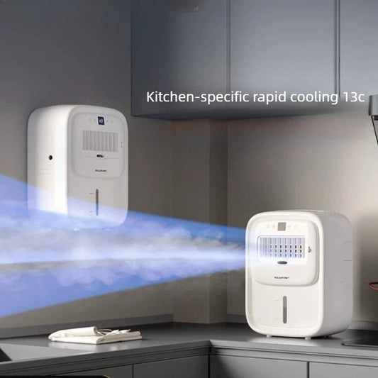 Portable Air Cooler Fan 2026 Kitchen Ice Mist Fan with Fast Cooling Quiet Operation Humidify Electric Fan for Home Office