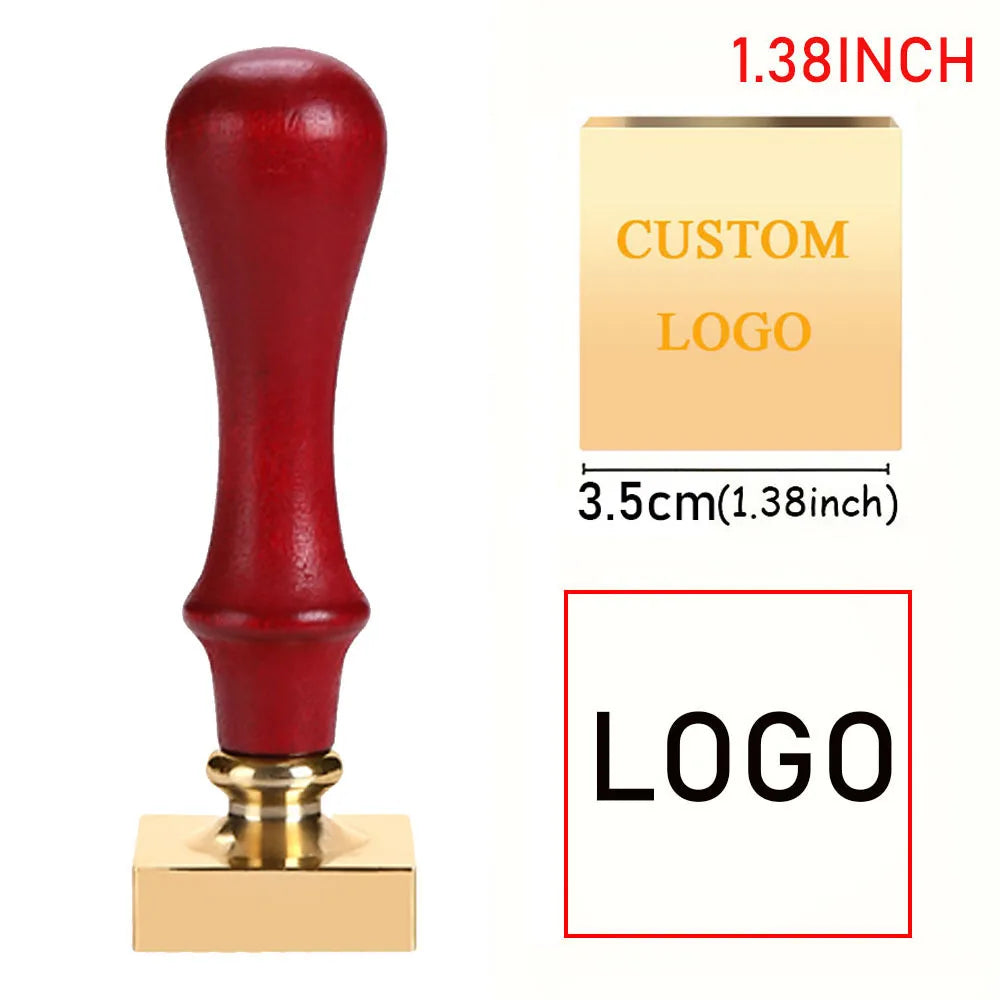 Valentine's Day Wedding Custom Clay Seal Set - 22/25/30/35/40mm Customizable Pottery Design Craft Tool with 1 Handle, Clay Craft