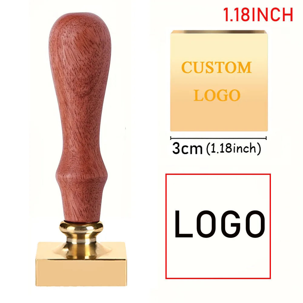 Valentine's Day Wedding Custom Clay Seal Set - 22/25/30/35/40mm Customizable Pottery Design Craft Tool with 1 Handle, Clay Craft