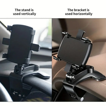 Support de téléphone universel pour tableau de bord de voiture 360 °   Support de voiture pour Smartphone rotatif, pour iPhone,