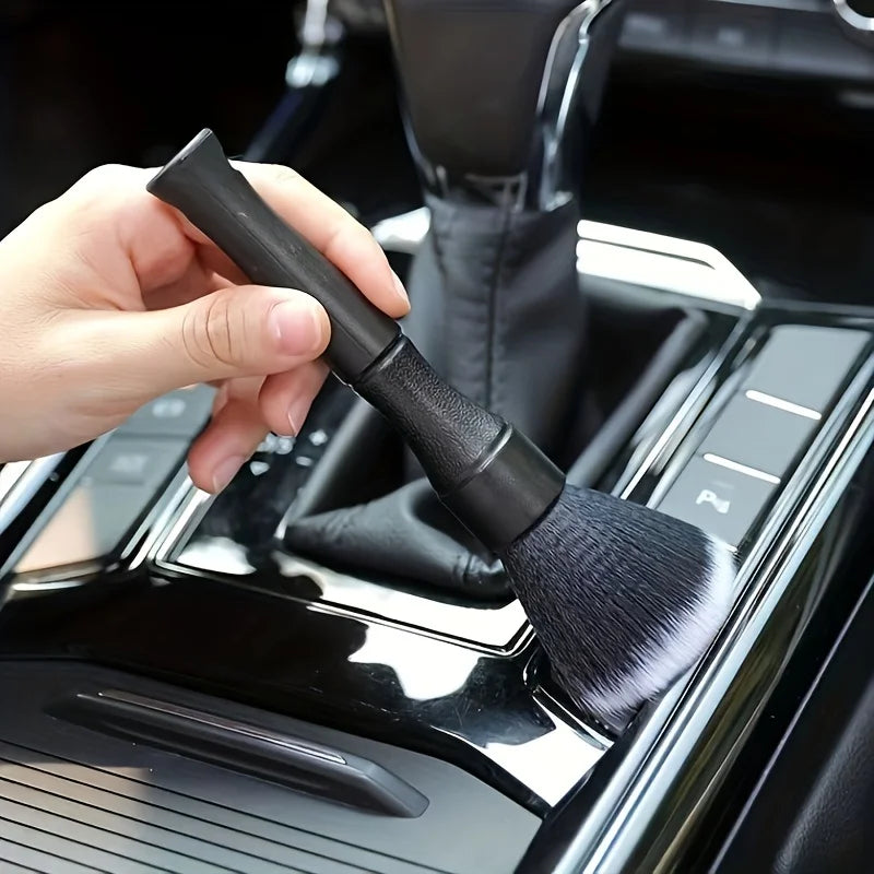 Ultra-Soft Car Detailing Brush Super Soft Auto Interior Detail Brush synthetic boars hair for cars seat leather cleaning