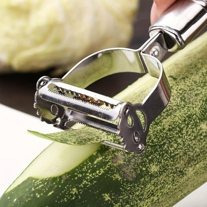 1pc of Stainless Steel Peeler for Vegetables - a Versatile Grater for Fruits And Potatoes, Perfect for Dining And Leisure, a Manual Kitchen That Doesn'T Require Charging, Suitable for Restaurants