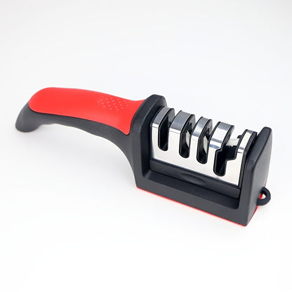 4-Stage Professional Knife Sharpener | High-Precision Whetstone, Diamond, and Ceramic Sharpening Stone with Non-Slip Grip | Easy to Use, Fast Sharpening, Long-Lasting Performance, Suitable for Father'S Day
