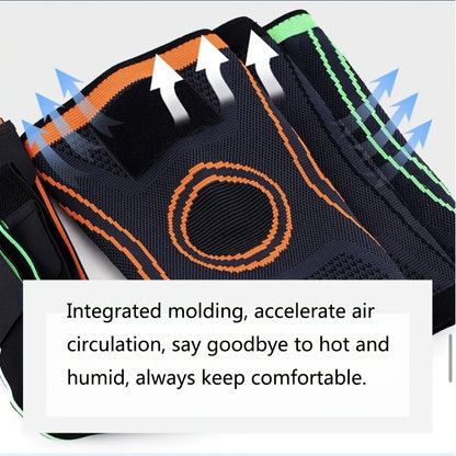 1pc Strap Knee Protector Sports Knee Support Adjustable Compression Breathable Joint Protection Sports Knee Protector Strap Compression Basketball Running