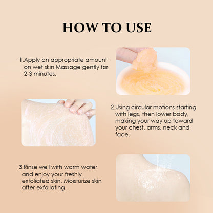 Turmeric Body Cleanser Facial Scrub Cleansing Oil Control Blackhead Remover Shrink Pores Skin Care Body Care