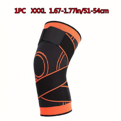 1pc Strap Knee Protector Sports Knee Support Adjustable Compression Breathable Joint Protection Sports Knee Protector Strap Compression Basketball Running