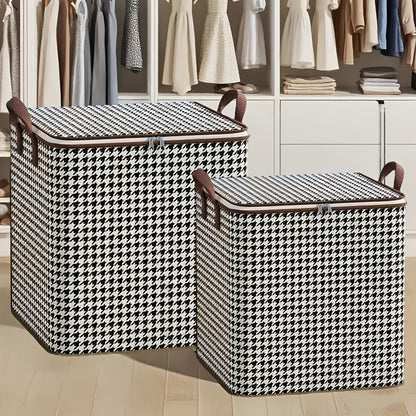 Clothing And Quilt Storage Box, Foldable Travel Bag, Portable Packing Bag, Wardrobe Organizer, Under-Bed Storage, 1pc, for Outings And Moving, for Clothes And Comforters