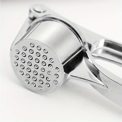 1pc RZSYZH Heavy-Duty Garlic Press, Ginger Crusher, Lemon Squeezer - Heavy-Duty Manual Crusher with Efficient Crushing, Compact Design for Kitchen, Restaurant, Home - Easy-Clean Garlic Press Tool for Garlic, Ginger, Lemon, Co