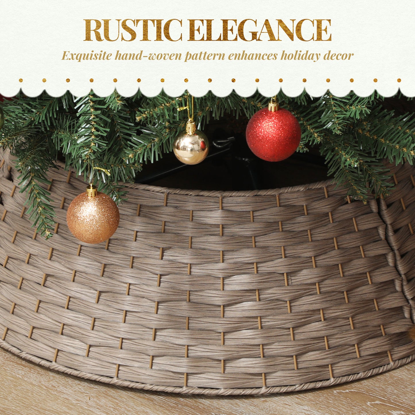 Rustic Christmas Tree Skirt
