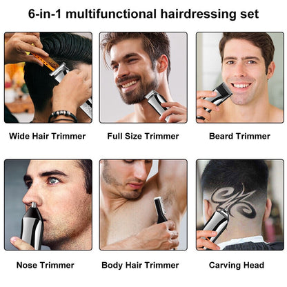 Professional Hair Clippers Cordless Beard Hair Trimmer Clippers Trimmer Set