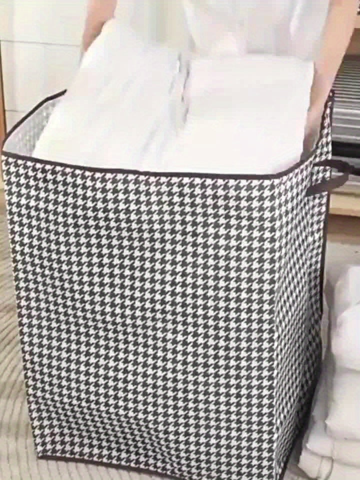 Clothing And Quilt Storage Box, Foldable Travel Bag, Portable Packing Bag, Wardrobe Organizer, Under-Bed Storage, 1pc, for Outings And Moving, for Clothes And Comforters