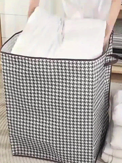 Clothing And Quilt Storage Box, Foldable Travel Bag, Portable Packing Bag, Wardrobe Organizer, Under-Bed Storage, 1pc, for Outings And Moving, for Clothes And Comforters