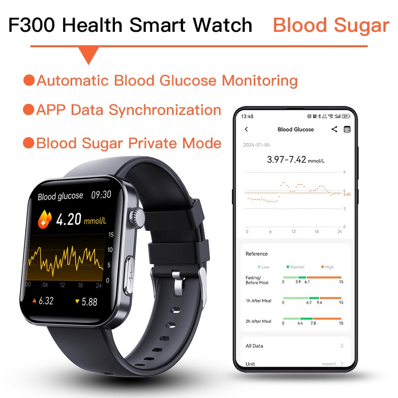 2025 Smart Watch Health Tracker 2.1in Fitness Tracker