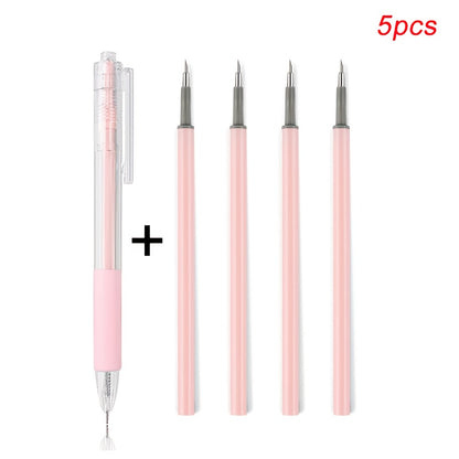 5pcs/set 6pcs/set Art Utility Knife Pen Knife Cut Stickers Scrapbooking Cutting Tool Express Box Knife School Supplies DIY Craft Supplies