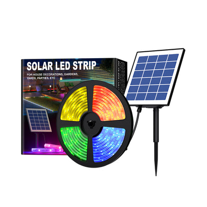Outdoor Decorative Courtyard Lights Solar-powered Waterproof LED Light Strips