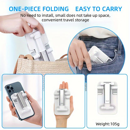 Set of 2 Portable, Foldable Phone Holders That Work with All Smartphones, Available in Two Colors