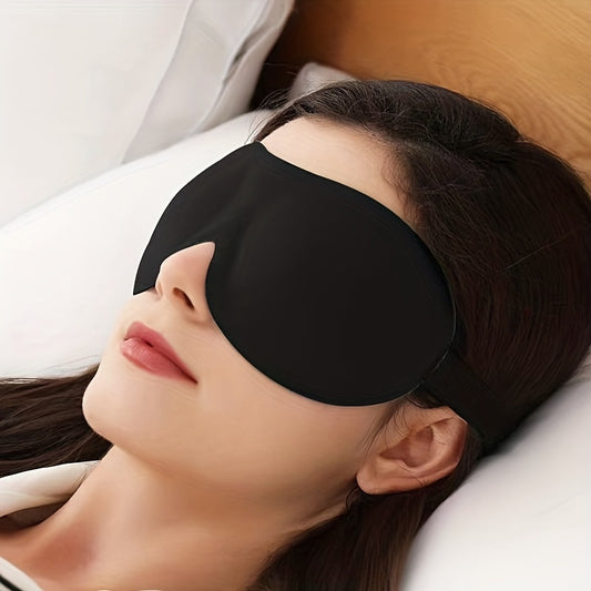 [Heavy Duty Night Mask] 1/3/5/10 Pack Pure Blackout 3D Contoured Eye Mask - Hypoallergenic & Fragrance-Free, Soft Ergonomic Fit for Men & Women - Travel, Home, Office Use, No Leakage, Beige-Friendly - Ideal Gift