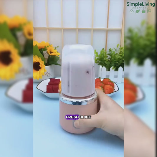 Portable Juicer Blender 300ml Electric Fruit Juicer USB Charging Lemon Orange Fruit Juicing Cup Smoothie Blender Machine