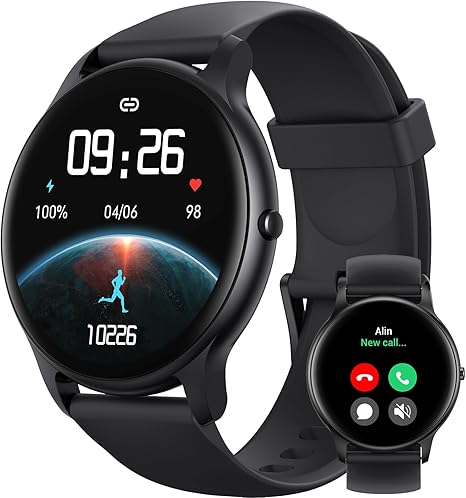Round Smart Watch - HD Amoled Display Slim Smart Watch For Android/IOS